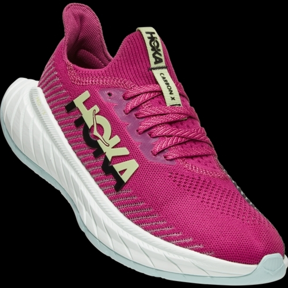 Hoka Carbon X Women's Fuchsia Athletic Shoes